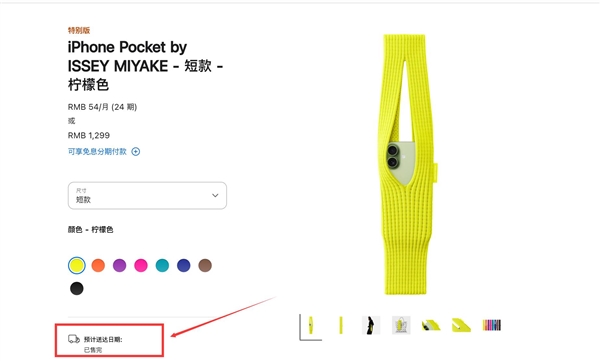 iPhone Pocket全球售罄:苹果“一块布”卖1299元