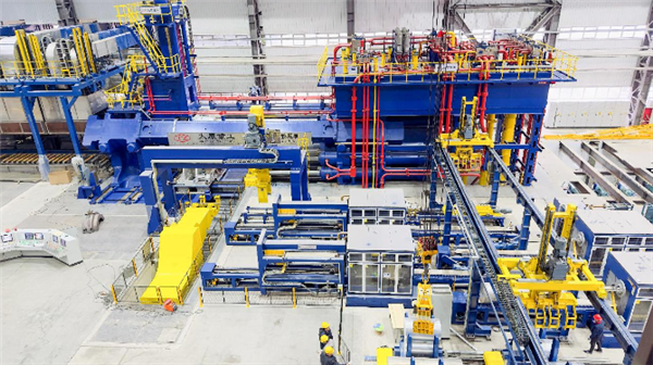 挤压能力全球最强!世界最大铝挤压机占地两个篮球场